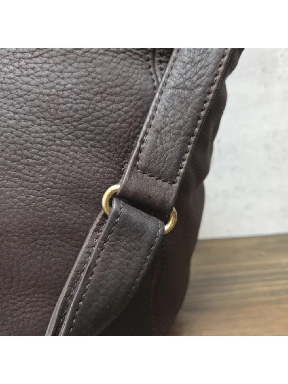 Vtg Coach Sonoma 4943 Soft Bucket Bag Chocolate Brown Nubuc Leather Purse USA